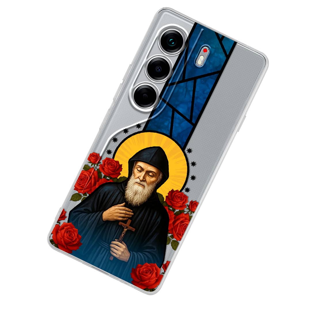 Funda Compatible con Tekno Chárbel Makhlouf Sarbelio Youssef Antoun Vitral Protector para Carcasa Anticaídas a Prueba De Golpes TPU. - transparente - Ver 1