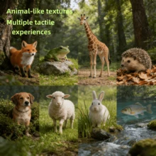 8Pcs Animal Art Sensory Pads Gift Set - Animal Sensory Pad - View 6