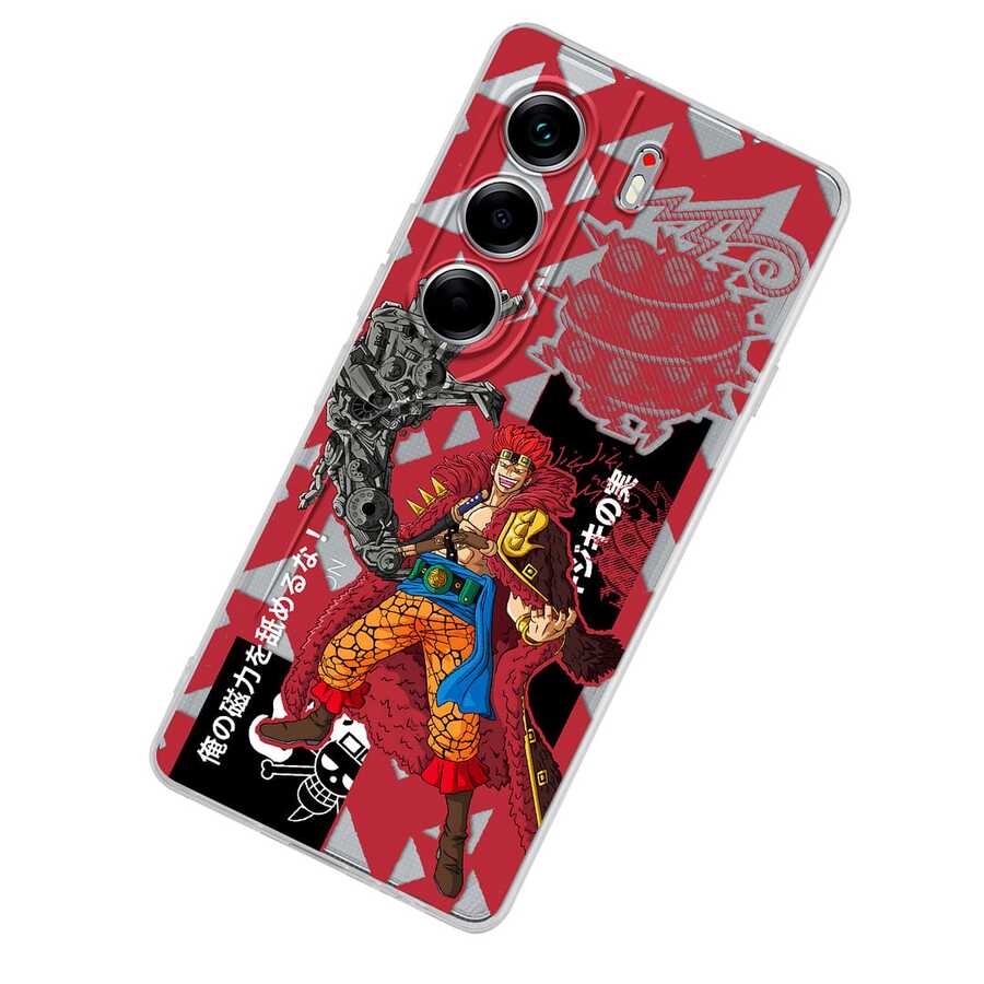 Funda Compatible con Tekno Fruta Diablo Eustass Protector One Carcasa Anticaídas a Prueba De Golpes Piecas TPU. - transparente - Ver 1