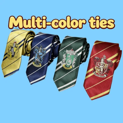 3 chiếc cà vạt huy hiệu nhiều màu sắc, phong cách Preppy, thích hợp cho tiệc tùng, phối đồ hàng ngày, cosplay, thời trang, quà tặng sinh nhật và trang trí.