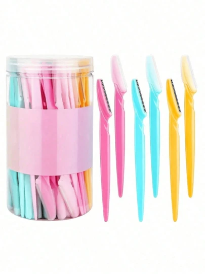 12pcs Multi-Function Fabric Shaver & Lint Remover Set! Featuring Sharp Stainless Steel Blades, Available In Pink/Blue/Yellow/Mint Green Colors, Fragrance-Free Gentle Formula. Can Be Used On Eyebrows, Face, Arms, Legs And Other Body Parts Without Any Accessories, Contoured Precision Blades Easily Remove Stray Hairs