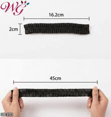 Cofia Gorro Plisado Desechable 100 Pzas - Negro - Ver 6