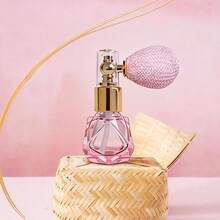 1个可填充粉色和金色闪粉喷雾瓶（DIY填充瓶），按压式香水喷雾瓶，便携式旅行喷雾瓶，3种瓶身设计，小巧轻便，方便携带，节日礼物 - 彩色 - 查看 8