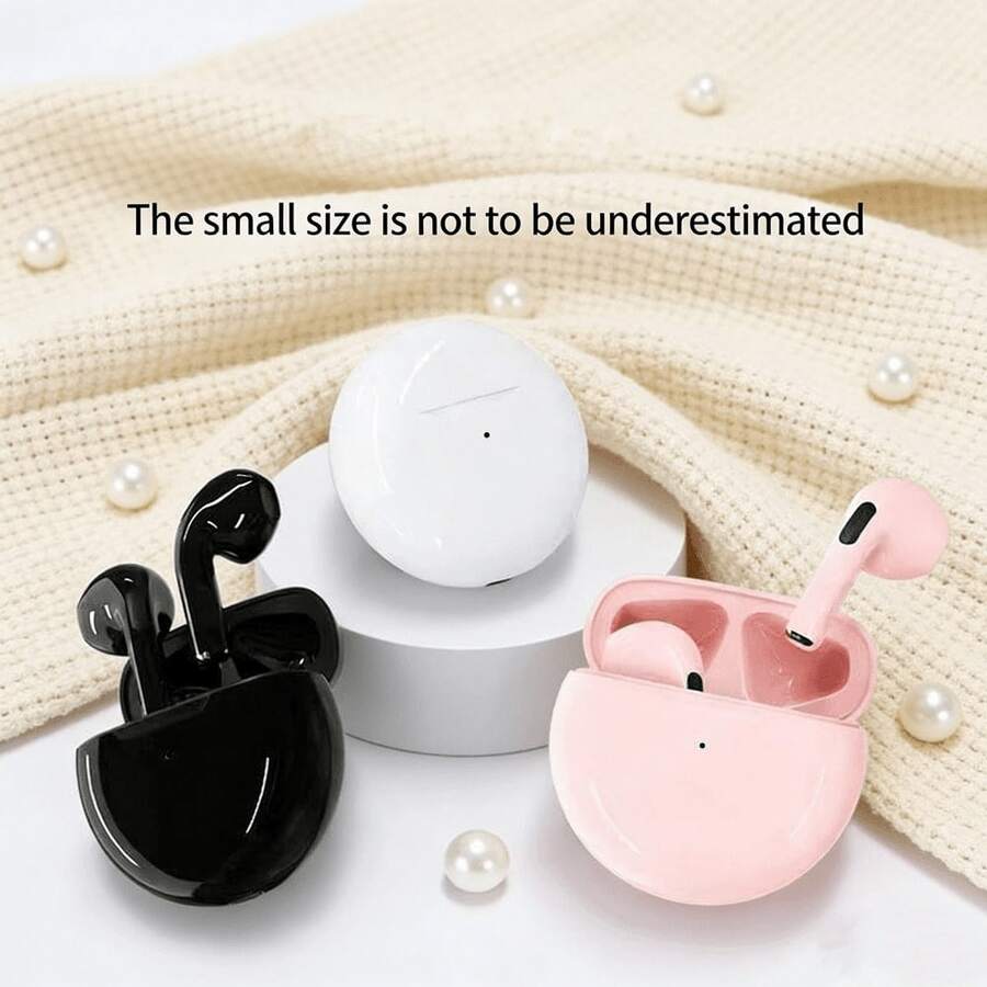 Earphone Bluetooth Air Pro6 2025, Earbud Nirkabel TWS - MultiWarna - View 1