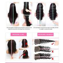 Transparent Lace Closure 4x4 Curl Human Hair Closure Only Pre Plucked Baby Hair Deep Wave Curly 16 Inch 4x4 Lace Front Closure - Natural Black - View 9