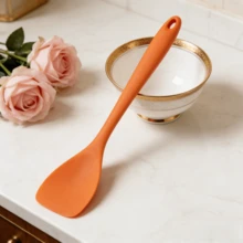 Silicone Spatula Set, Heat-Resistant Rubber Spatulas, Seamless Non-Stick Soft Scrapers, Suitable For Baking/Cooking Mixing, Dishwasher , Kitchen Utensils, Available In 2pcs Or 4pcs Set (Red/Pink/Orange/Blue) - Pink - View 9