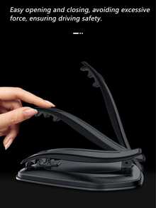 Universal Car Dashboard Phone Mount - Mouse-Shaped Anti-Slip Holder, Easy One-Hand Operation For All 4.7-6.7 Inch Smartphones - A - View 7