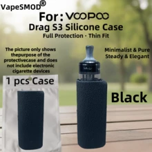 VapeSMOD's New Protective Case Is A Silicone Case/Leather Cover For The Voopoo DRAGS3. It Features A Textured Pattern, Is Soft And Gentle On The Skin, And Offers Anti-Slip And Drop Protection. - Multicolor - View 10