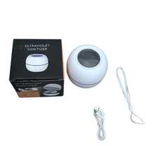 Esterilizador de chupete portátil recargable, caja de almacenamiento con desinfección UV para chupetes, joyas, llaves, cortaúñas, etc. - Blanco - Ver 6