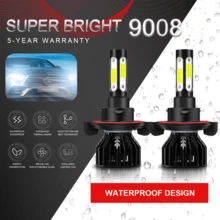 VCSZKXLY A Set Of High-End 9005 9006 9007 9008 H4 H7 H11 LED Headlights, 6000K Yabai Luxury Car High And Low Headlights, Presenting High-End Ultra-High True Lumens, 240W Premium Quality 80000 Lumens, High-Quality Accessories Showcase The Luxury Car Style. - 9008 - View 11