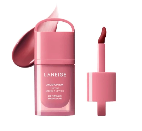 Laneige Juice Pop Lip Tint Lo-Fi Mauve 4.5g | Korean Glossy Lip Tint, Hydrating High Shine Lip Color, Long Lasting Juicy Lip Tint For Smooth Plump Lips - 低保真淡紫色 - 查看 1