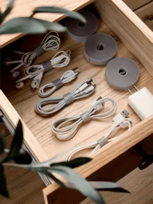 1/3 Roll Reusable Self-Adhesive Magic Binding Strap, Strong Sticky Multi-Functional Cable Organizer, Wire Tie, Plant Fixation - Straps - View 8