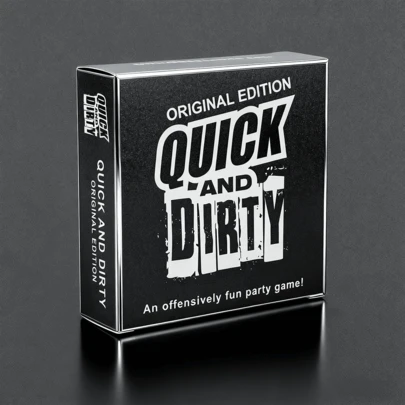 适合17岁以上玩家的速成卡牌游戏 - 爆笑饮酒派对游戏，包含荤段子和幽默元素，原版附赠额外卡牌 - 适合朋友聚会、游戏之夜、派对的竞技乐趣 - 适合全家一起玩的团体游戏