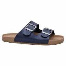 Unisex Casual  Sandal With Adjustable Buckle, Comfortable, Synthetic - Navy Blue - View 4