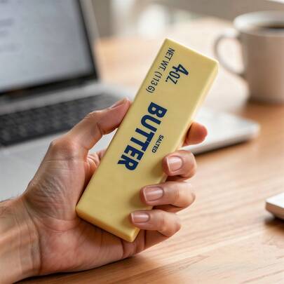 Soft Butter Stress Relief Toy - Soft And Elastic Finger Stick For Relieving Anxiety And Improving Focus