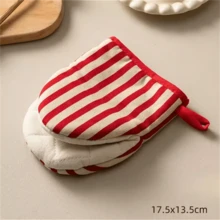 Style Polka Dot Heat-Resistant Oven Mitts For Home Use,Japanese Microwave Gloves Kitchen Gloves Heat Resistant Gloves - Multicolor - View 7