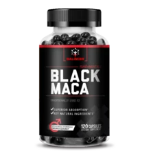 Extracto de maca negra 1000 mg, que contiene pimienta negra, aumenta la energía, favorece la resistencia y la vitalidad, suplemento nutricional - 120 cápsulas - Ver 7