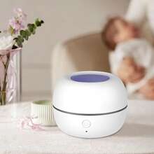 Esterilizador de chupete portátil recargable, caja de almacenamiento con desinfección UV para chupetes, joyas, llaves, cortaúñas, etc. - Blanco - Ver 8