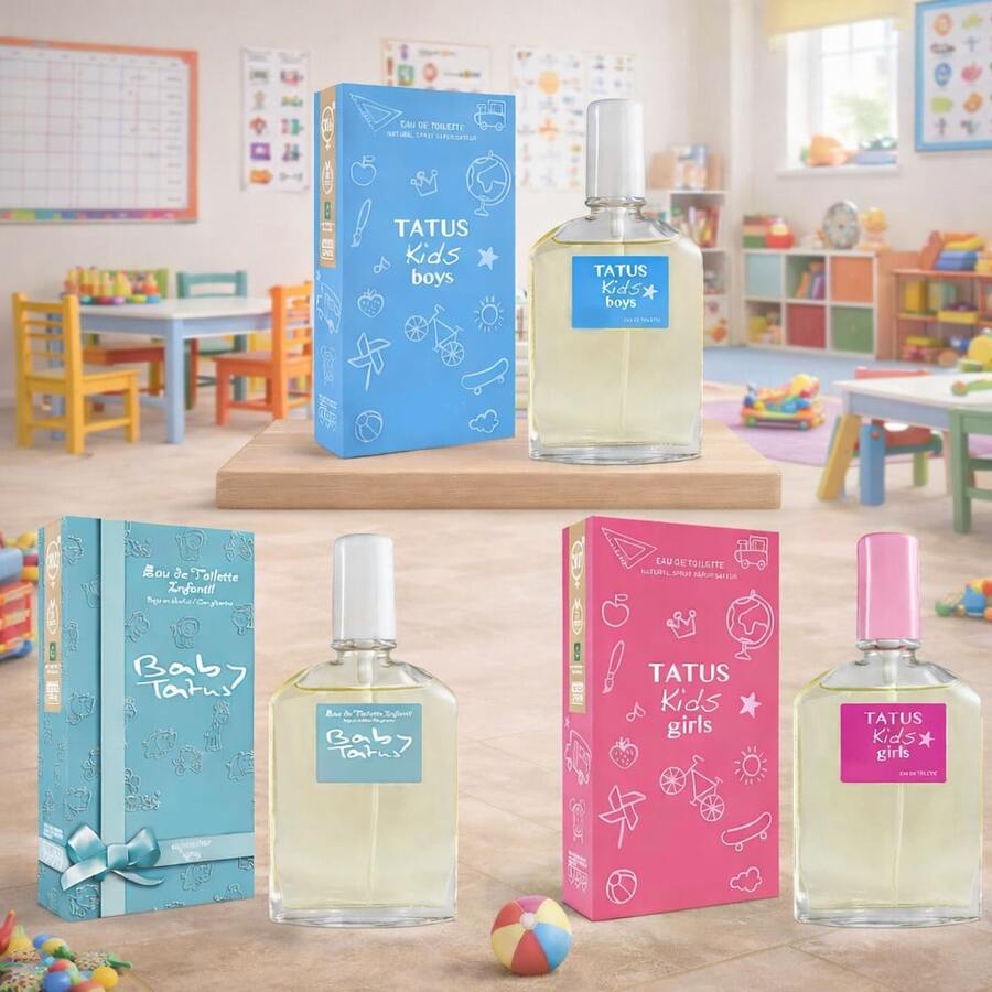 Donna Pack de 3 Colonias Infantiles 100ml para Niño, Niña y Bebé – Perfume Kids con Fragancia Suave, Dulce y Fresca, Colonia Infantil Delicada para Uso Diario, Set Ideal para Regalo Infantil ✨, Envío 24/48h España - Fresco - Ver 1