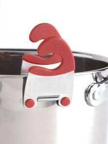 1 pieza Soporte de utensilios de cocina de acero inoxidable, Clip multiusos para herramientas de cocina - Negro - Ver 7