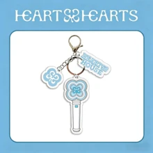 Móc khóa hình gậy phát sáng Hearts2Hearts, mặt dây chuyền acrylic, bộ 3 món, hàng hóa dành cho người hâm mộ H2H. - Nhiều màu - Xem 4