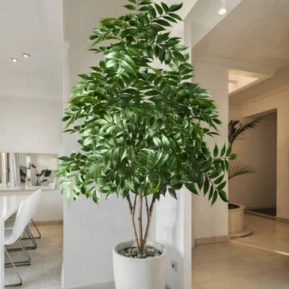 76-130cm Large Artificial Tropical Palm Tree, Plastic Bamboo Branches, Tall Green Plant, Suitable For Home, Garden, Office Decor, No Planter Included, Can Be Used As Gift, Birthday Gift, Graduation Gift, Home Decor, Christmas Decor, Room Decor