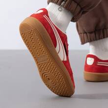 Giày thể thao cổ thấp PUMA Palermo của Đức, dành cho nữ, màu đỏ. - Đỏ - Xem 4