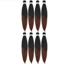 30 Inch 8pcs/Pack Pre-Stretched Braiding Hair, Professional Crochet Braiding Hair Extensions - Multicolor - View 11