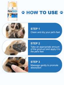 40克猫狗爪部润肤膏，干裂爪部护理保湿宠物爪部润肤膏（随机发送新旧包装，感谢您的理解！） - 彩色 - 查看 11