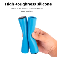 MOTSUV 山地自行车硅胶把套，防滑减震防污自行车把套，轻质泡沫把套 - 彩色 - 查看 3