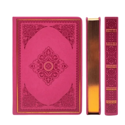 Diario con tapa dura en relieve estilo vintage, cuaderno de rayas para escritura diaria, regalo de papelería retro para hombres y mujeres, diario de bolsillo