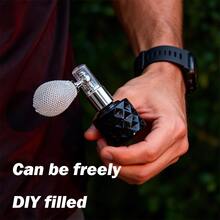 1 chai xịt bột nhũ hồng và vàng có thể tái sử dụng (chai tự tái sử dụng), chai xịt nước hoa dạng bơm, chai xịt du lịch cầm tay, 3 kiểu thiết kế chai, nhỏ gọn và nhẹ, tiện lợi mang theo, quà tặng ngày lễ - Nhiều màu - Xem 8