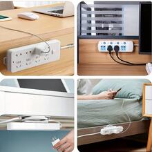 10pcs Baby Room Power Strip Holder, Self-Adhesive Wall Hook Outlet Organizer, Powerful Seamless Wall-Mounted Cable Organizer With Bracket - Multicolor - View 6