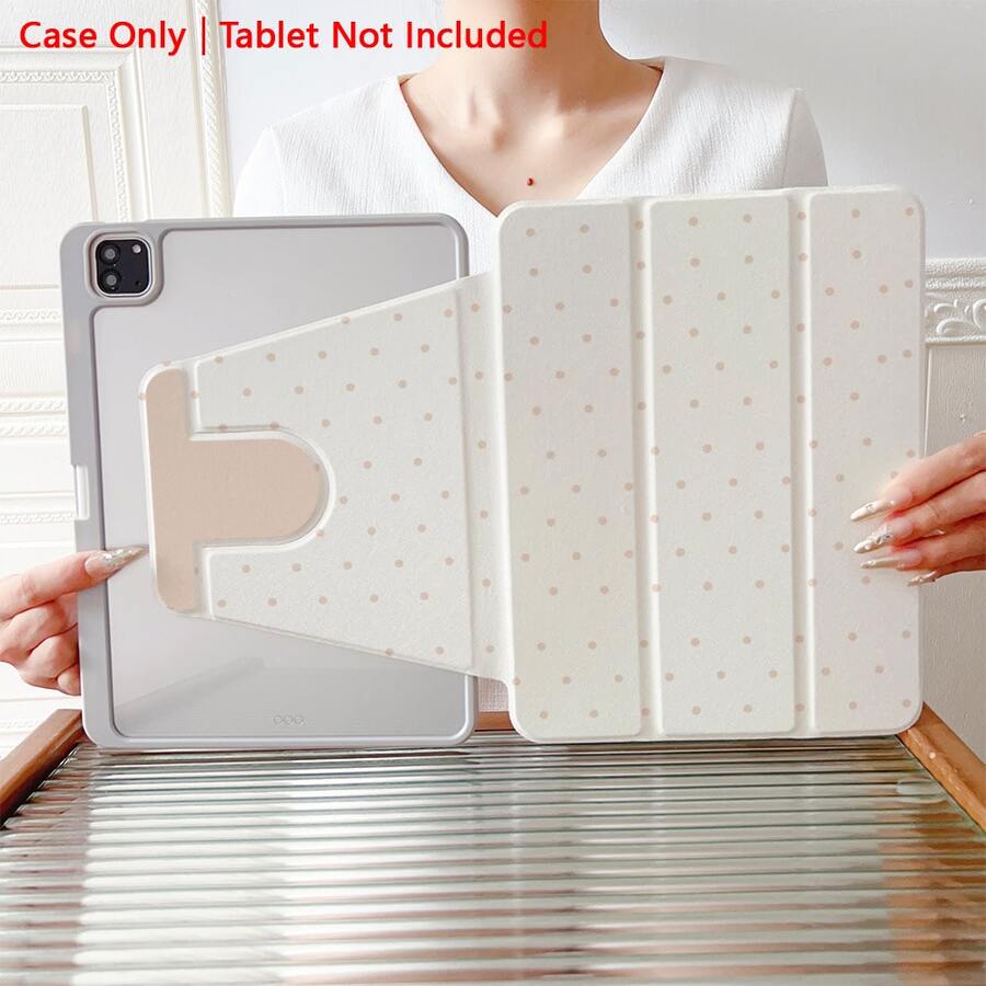 1个带笔槽的多角度磁吸支架保护套，支持自动休眠/唤醒功能，适用于iPad Pro/Air、三星Galaxy A9/S9/S7/S10+、小米Pad 5/6/7等平板电脑。 - 彩色 - 查看 1