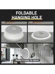 1pc Silicone Microwave Splash Cover, Food And Fruit Microwave Drain Cover, Microwave Food Cover, Microwave Plate Cover, Microwave Lid, Kitchen Essential, Dishwasher , Kitchen Utensils, Kitchen Accessories, Food Cover, Kitchen & Home Supplies - Multicolor - View 7