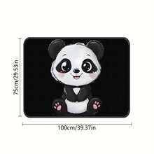 Chibi Panda Head Car Trunk Mat - Sturdy And Dust-Resistant Cargo Liner | Universal Trunk Protector - A - View 4