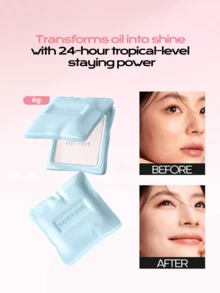 MISTINE 柔焦哑光蜜粉 01 6g 持久控油提亮遮瑕补妆防水防汗舒适贴合 - W01 6g - 查看 1