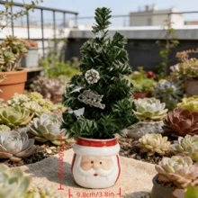 1 Pc Santa Claus Ghost Flower Pot Base Gift Souvenir Father Father Gift Women Christmas Gift - Santa Claus - View 2