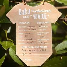 25PCS Baby Baptism Party, Brown Paper Baby Blessing Prediction Cards, Baby Predi: First-Year Milestones For Babies And Thoughtful Tips For New Parents, Young Adult Party Decorations | Charming Young Adult Gifts | Party Decorations With Included Cards - 25 PCS - View 8