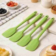 2/4/6件套 8英寸硅胶厨房铲，耐热无缝设计，不刮伤软铲，适用于不粘锅、烘焙、搅拌（粉色/红色/橙色/青柠色，2/4/6件套） - 彩色 - 查看 18