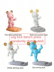 Giá đỡ điện thoại hình gấu dễ thương, nhiều mặt cắt, 1 chiếc, tương thích với cả điện thoại di động và máy tính bảng, phù hợp để bàn, đầu giường, phòng khách, phòng học, phòng ngủ, làm quà tặng, v.v. Quà tặng sinh nhật, tốt nghiệp, tương thích với iPhone, điện thoại Android, quà tặng sinh nhật, gia đình, bạn bè, quà tặng mùa hè, phòng tắm, nhà bếp, giá đỡ điện thoại sinh nhật, phụ kiện điện thoại, chịu lực tốt, quà tặng mùa xuân, tốt nghiệp. - Hồng - Xem 7