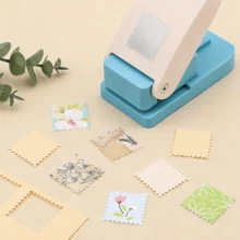 3pcs Rectangular/Square Stamp Perforator, With Serrated Edge Rectangular Manual Perforator Suitable For Paper Art, Scrapbooking, DIY Card Making, Handicraft Making - 3-piece Pack - View 9