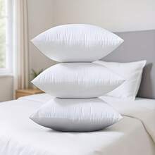 High Quality Fluffy Throw Pillow Inserts, Square Decorative Pillow Inserts, Soft Down Alternative Cushion For Bed Couch - White - View 13