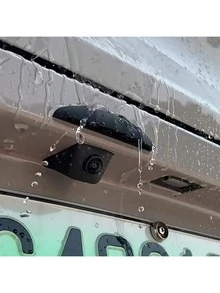 哑光硅胶三角形后视摄像头防雨罩 | 加厚加宽尺寸，防水配件，增强雨天视野，汽车雨罩改装配件 - 彩色 - 查看 5