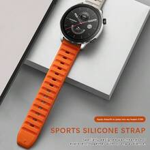 Dây đeo silicon thể thao 20/22mm tương thích với Samsung Galaxy Watch 4 5 Pro 40mm 44mm 45mm 42/46mm. Vòng đeo tay Active 2 tương thích với GT2/3 Pro. - Garmin Vivoactive 6/5/3/ - Xem 3