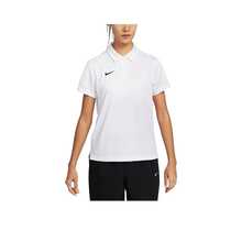 Nike Dri-Fit STOCK 時尚柔軟吸汗速乾短袖 常規T卹 女款 白色 - 白色 - 查看 1
