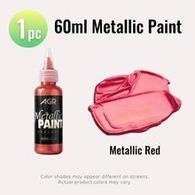 Cat Akrilik Metalik 60ml - Tersedia Berbagai Warna untuk Kanvas, Kerajinan Tangan, dan Proyek DIY - Sepotong Tunggal - View 17