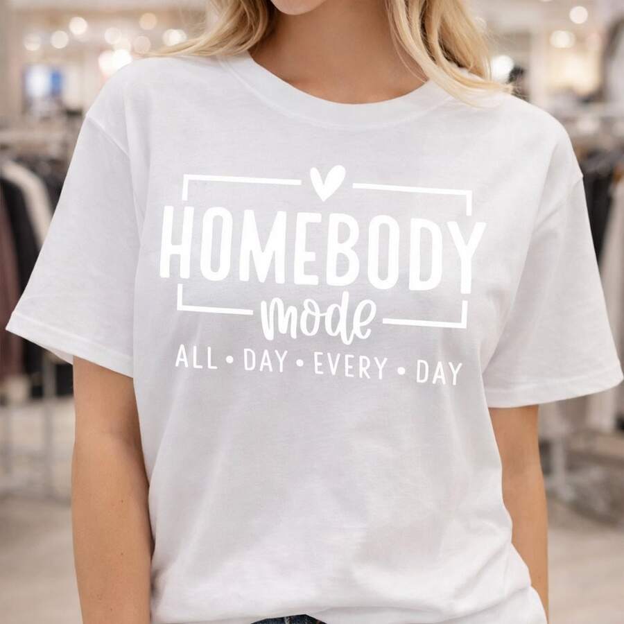 Camiseta de algodón para mujer, estilo casual para el día a día. Camiseta gráfica para mujer, ideal para uso cotidiano o como camiseta conmemorativa para amigos o seres queridos. También adecuada como suéter. Entrega rápida. - Blanco - Ver 1