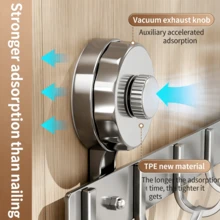 OBOVAY 1 pieza Organizador de pared con 8 ganchos y capacidad de 50 libras, sin daños, ahorra espacio para colgar ropa, llaves, sombreros, toallas, adecuado para toda la casa/dormitorio/baño/cocina/entrada/pasillo, perchero de entrada que ahorra espacio (instalación con o sin tornillos) - Multicolor - Ver 5