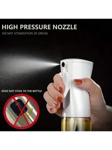 1pc Olive Oil Sprayer Bottle, Plastic Spray Bottle, Dual-Use Oil Sprayer, Leak-Proof Olive Oil Storage Bottle, Kitchen Seasoning Rack, Soy Sauce Bottle, Vinegar Sprayer, Kitchen Supplies, Kitchen Gadgets - Multicolor - View 3